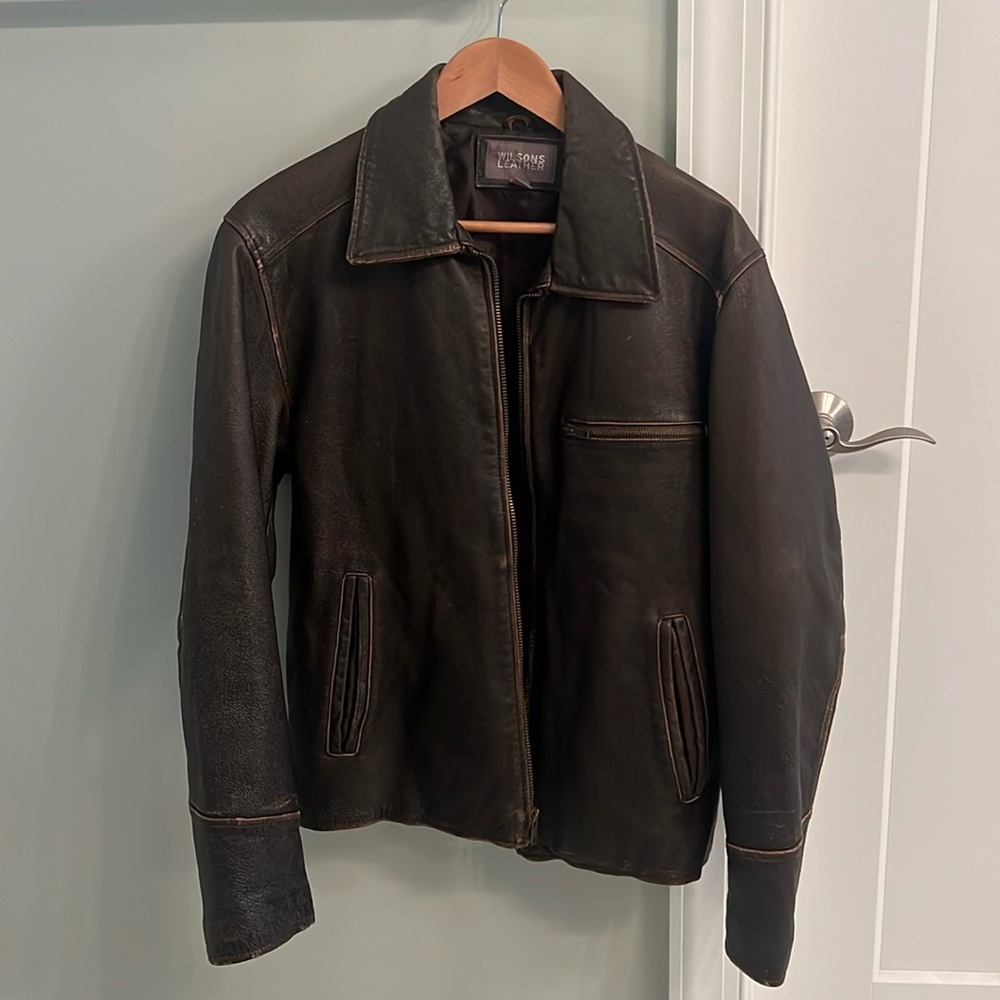 Leather jacket